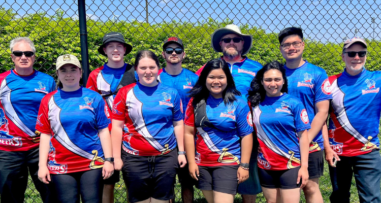 The Atlantic Cape Community College Archery team at the 2022 USA Archery Collegiate Target Regionals-East Region at James Madison University April 23 and 24 in Virginia.