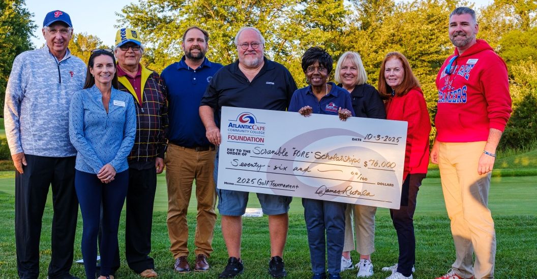 Golf tournament 2025 check presentation