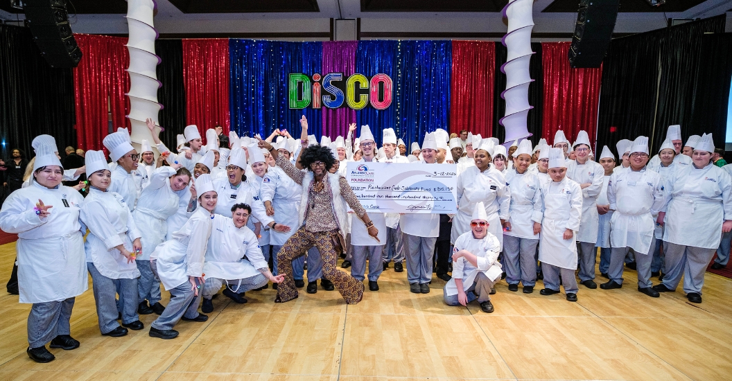 Academy of Culinary Arts students present the check