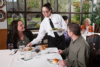 customers at Careme's Restaurant