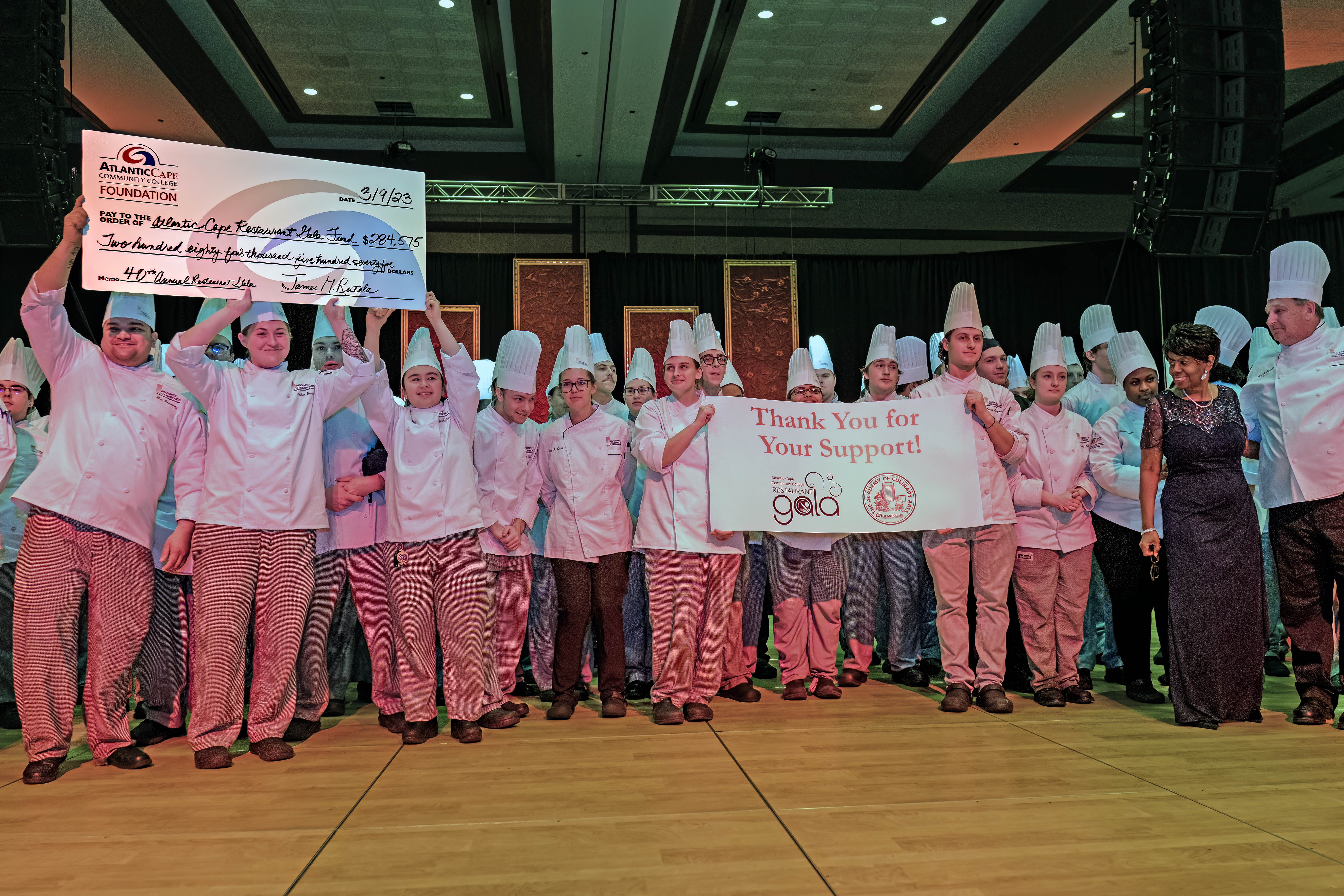 Gala Student Check Presentation 2024