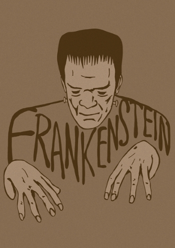 frankenstein's face