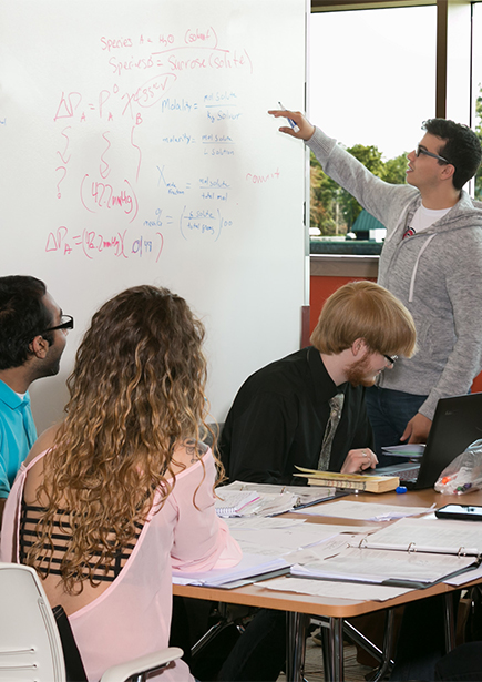 Students in a classroom