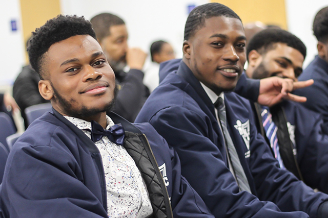 Three African American students