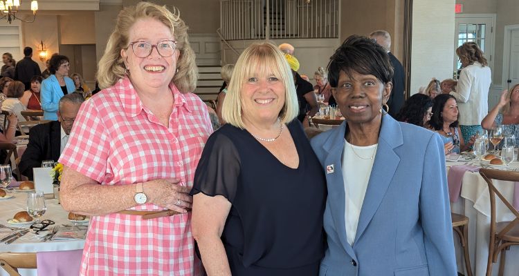 Trustee Ellen Byrne, Dr. Barbara Gaba and Jean McAlister