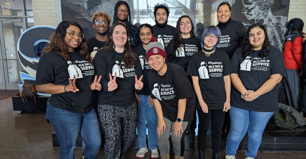Students from Atlantic Cape's Student Government Association at annual Day of Service