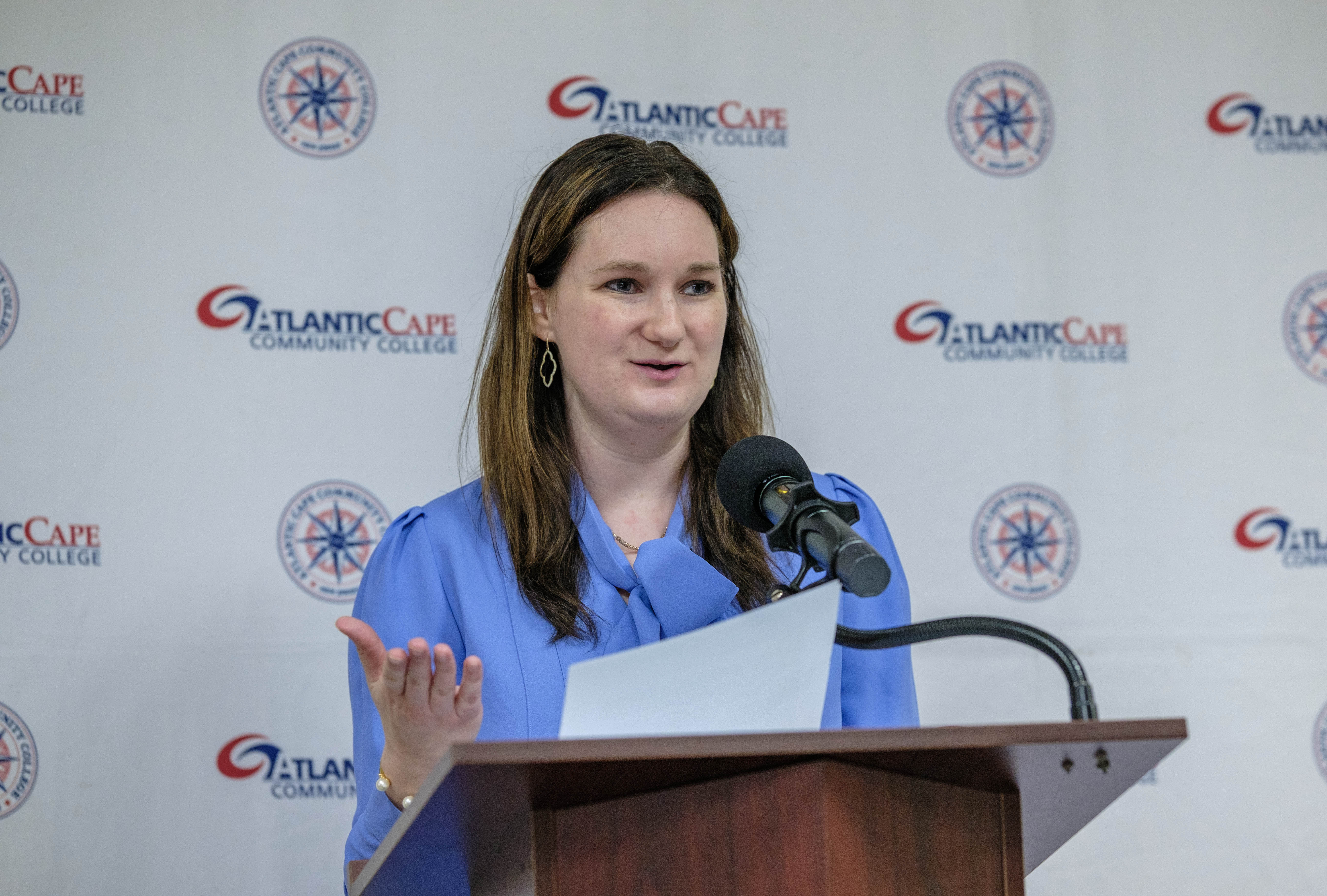 Club advisor and professor Madeline Barrows