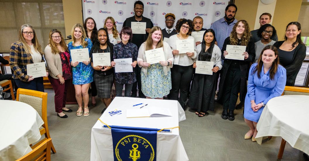 Atlantic Cape's 2024-25 Psi Beta Chapter inductees