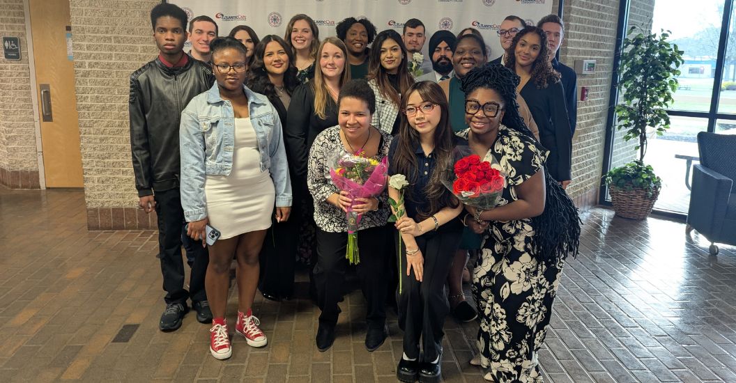 Phi Theta Kappa members inducted on March 28