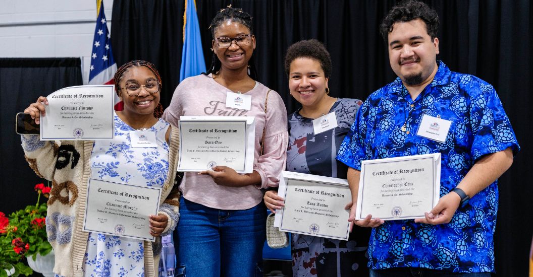 Scholarships recipients at the 58th Annual Recognition ceremony