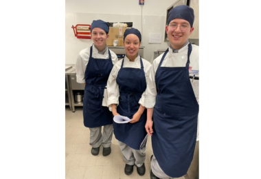 Culinary students in Italy