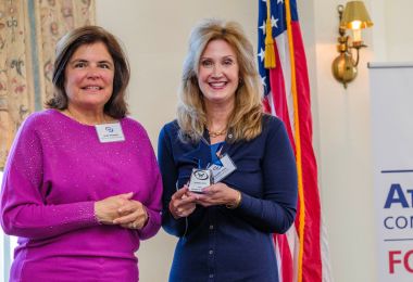 Jennifer Shirk receives her Women of Wonder award